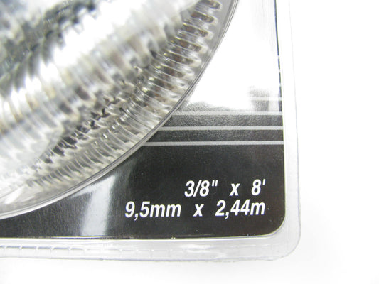 Spectre 29688 Convoluted Chrome Split Wiring Loom - 3/8'' X 8'