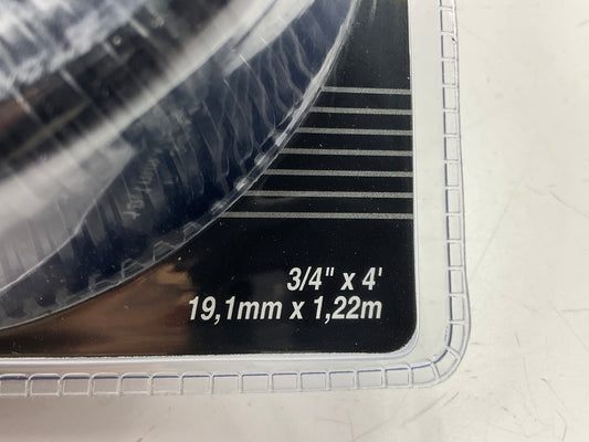 Spectre 29841 Convoluted Black Split Wire Loom Tube Tubing - 3/4'' X 4' Long