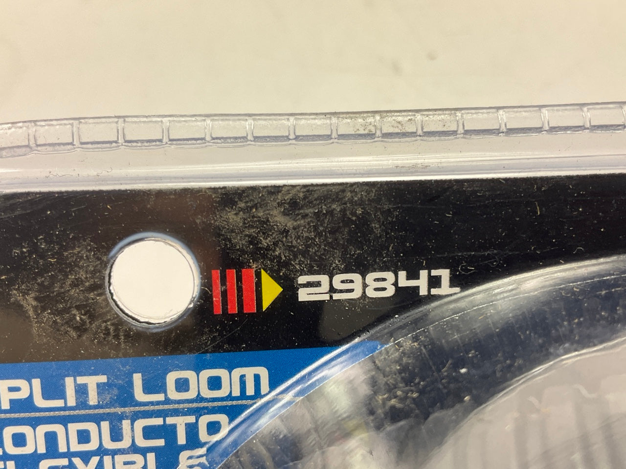 Spectre 29841 Convoluted Black Split Wire Loom Tube Tubing - 3/4'' X 4' Long