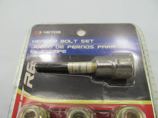 Spectre 46703 Exhaust Header Bolts, 3/4''-16 X 3/4'' Long, Pack Of 12 Bolts
