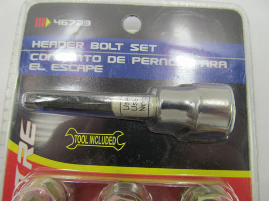 Spectre 46723 Exhaust Header Bolt Set Kit, 12 Pcs 3/8-16 X 7/8''