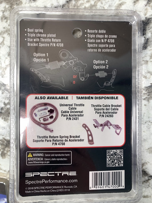 Spectre Performance 4700 Carburetor Throttle Return Spring