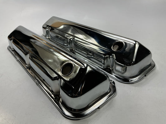 Spectre 5270 Chrome Plated Engine Valve Covers - Ford FE 332-428 V8