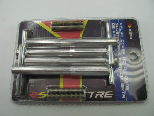 Spectre 5298 Valve Cover Hold Down T Bar Bolts 1/4-20 Thread for Chevy SBC BBC