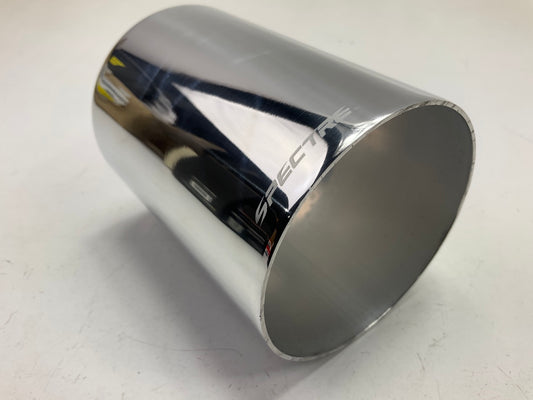 Spectre 9409 Universal Polished Aluminum Air Intake Tube - 3'' OD X 4'' Long