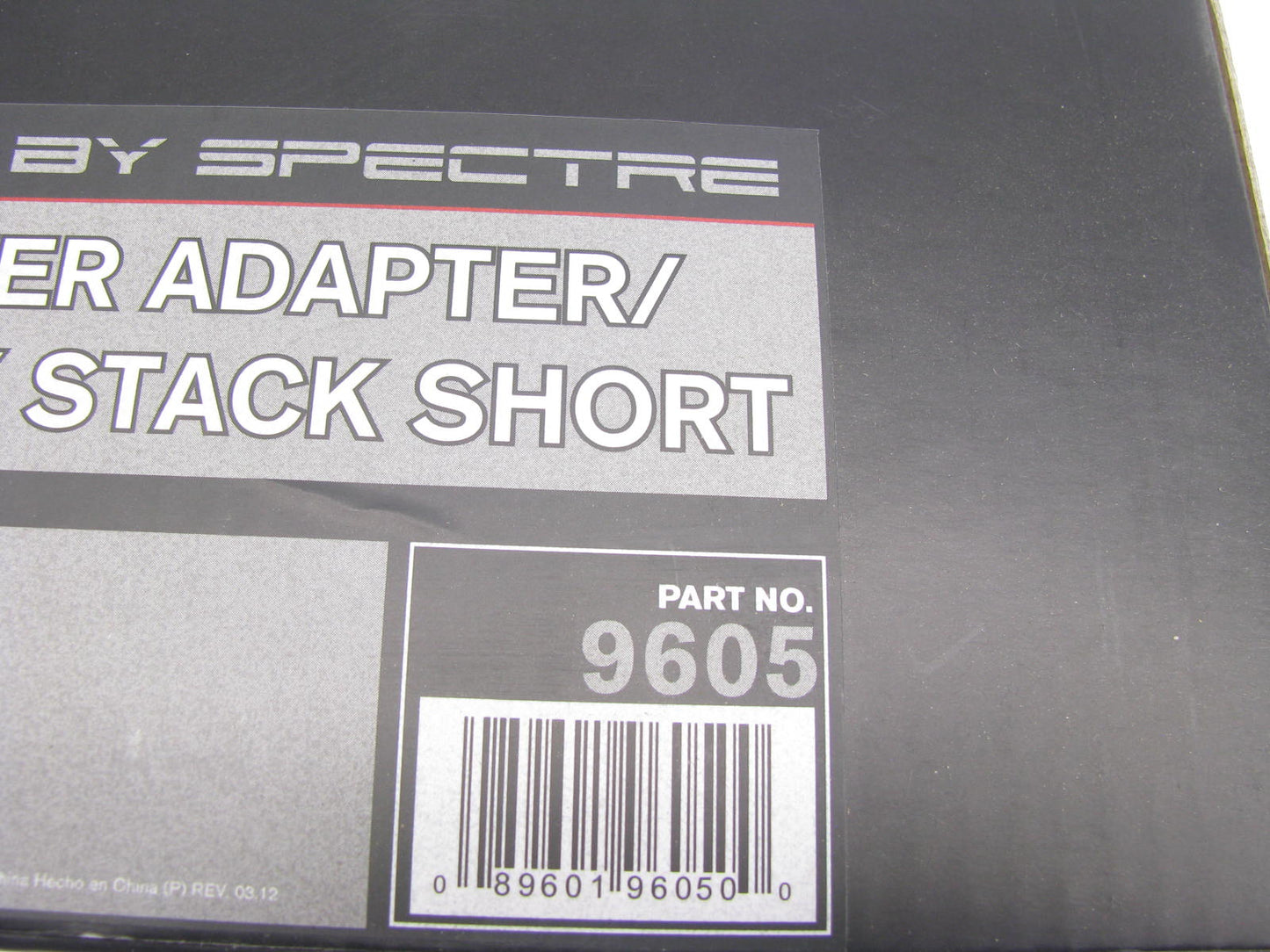 Spectre 9605 4'' Air Filter Inlet Adapter / Velocity Stack