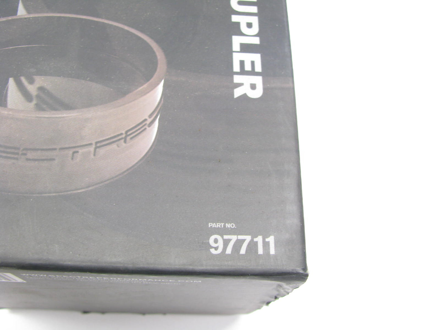 Spectre 97711 Air Intake Hose Tube Coupler - 4'' To 4'', Black, 2'' Tall