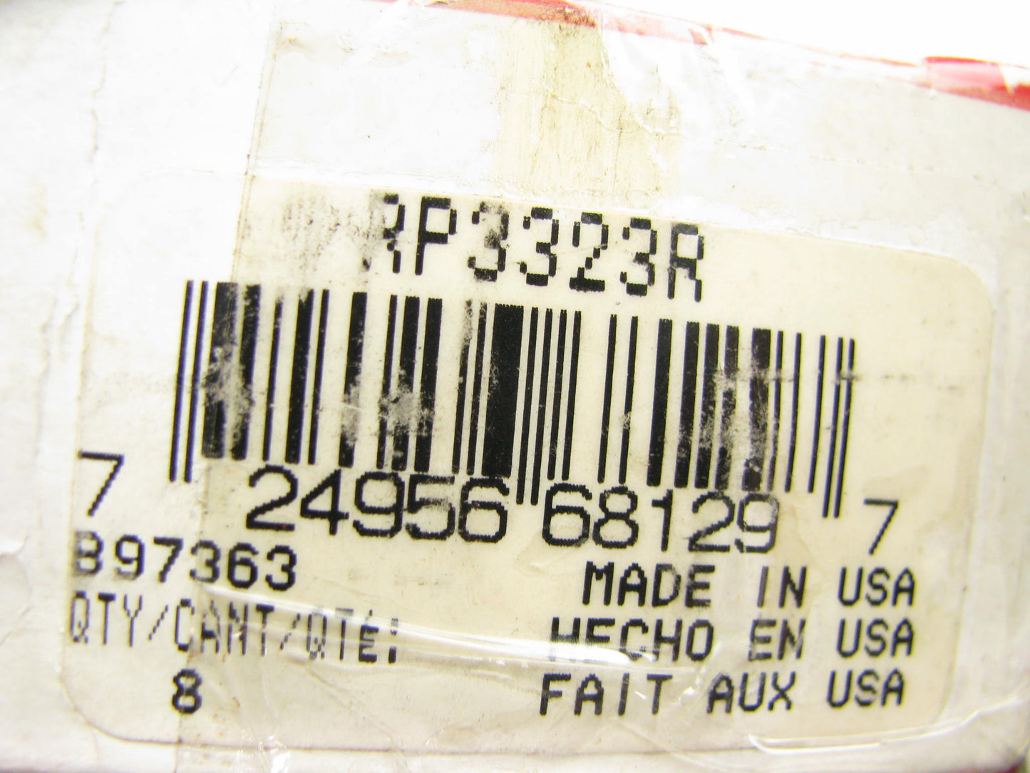 (8) Speed Pro RP3323R Engine Push Rods Hardened For Ford Small Block