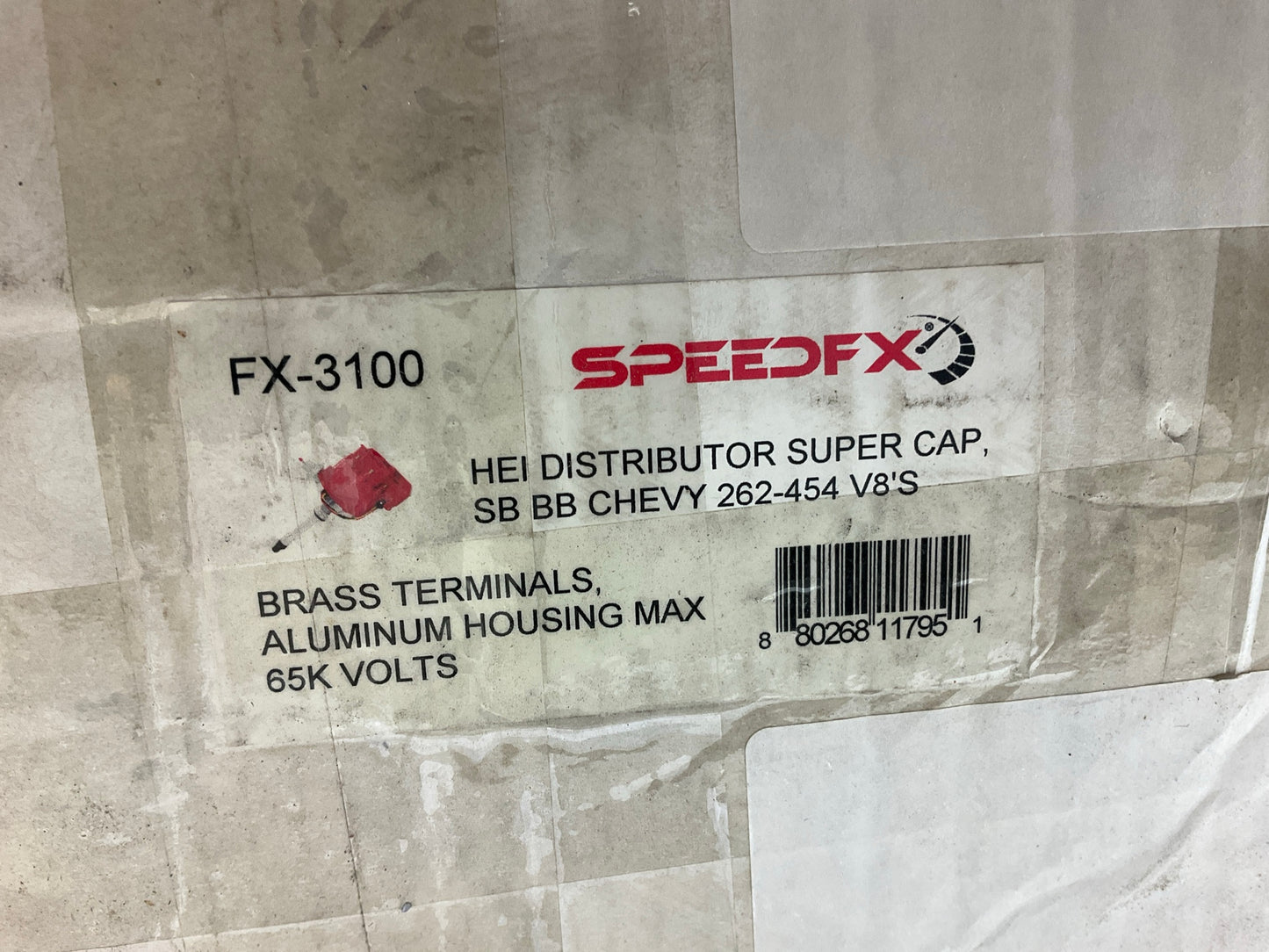 BROKEN CAP - SpeedFx FX3100 HEI Distributor SBC BBC V8 Small & Big Block Chevy