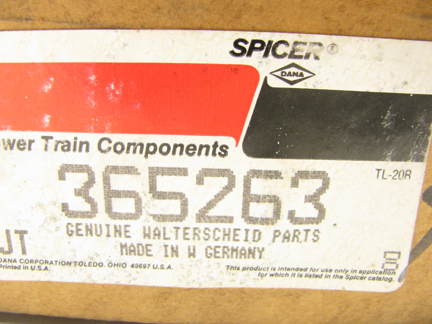 Spicer 365263 Walterscheid W Series PTO Shaft Guard Cone W2000 / W2100 Shaft