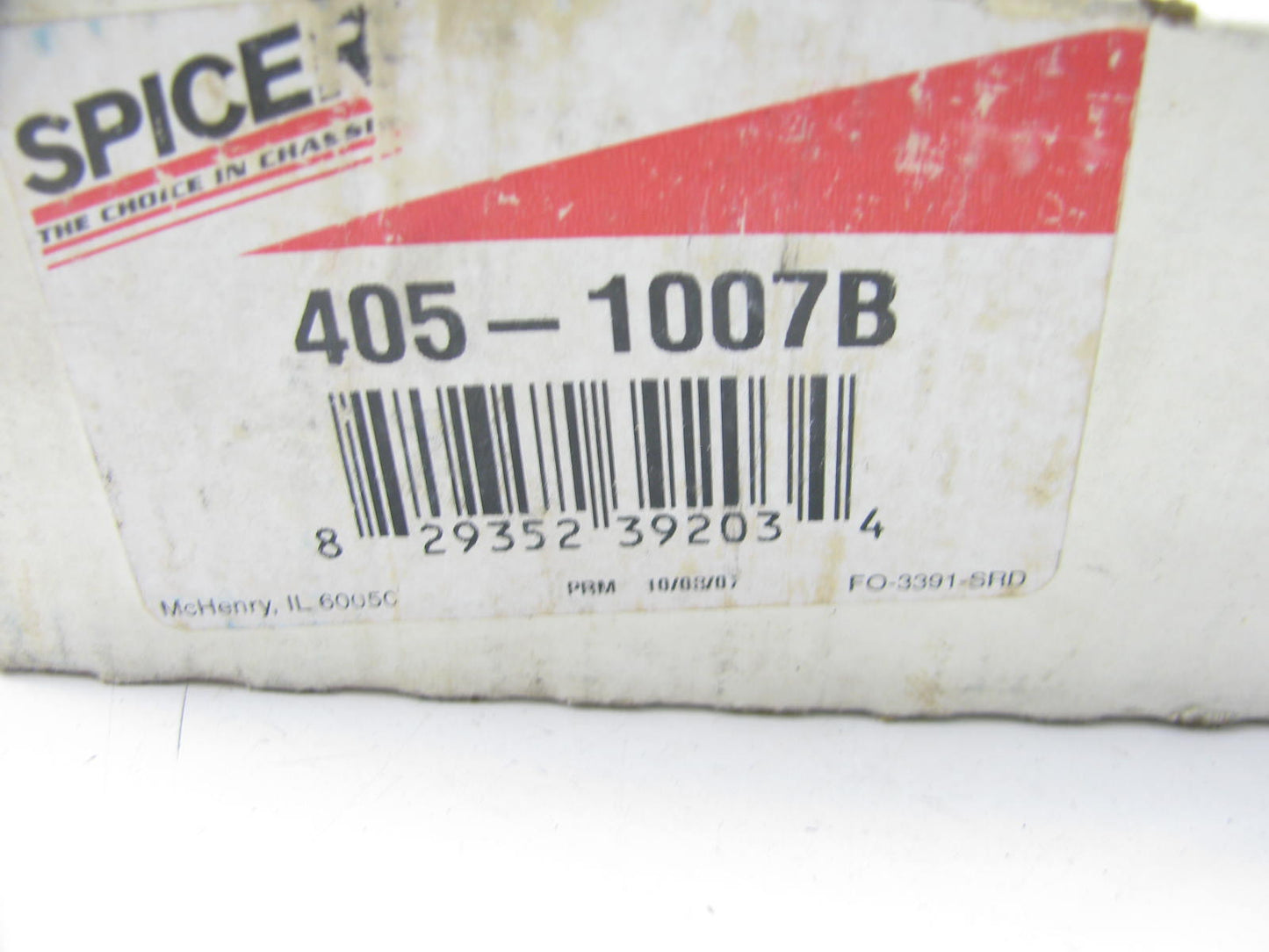 Spicer 405-1007B FRONT INNER Steering Tie Rod End