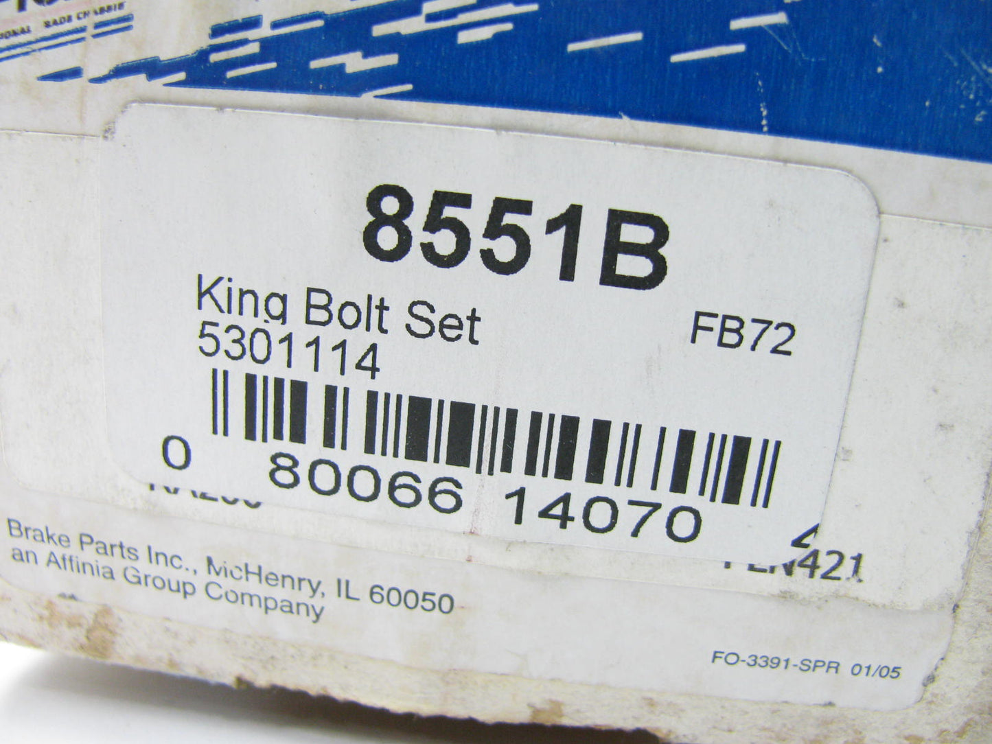 Spicer 530-1114 Steering King Pin Bolt Set