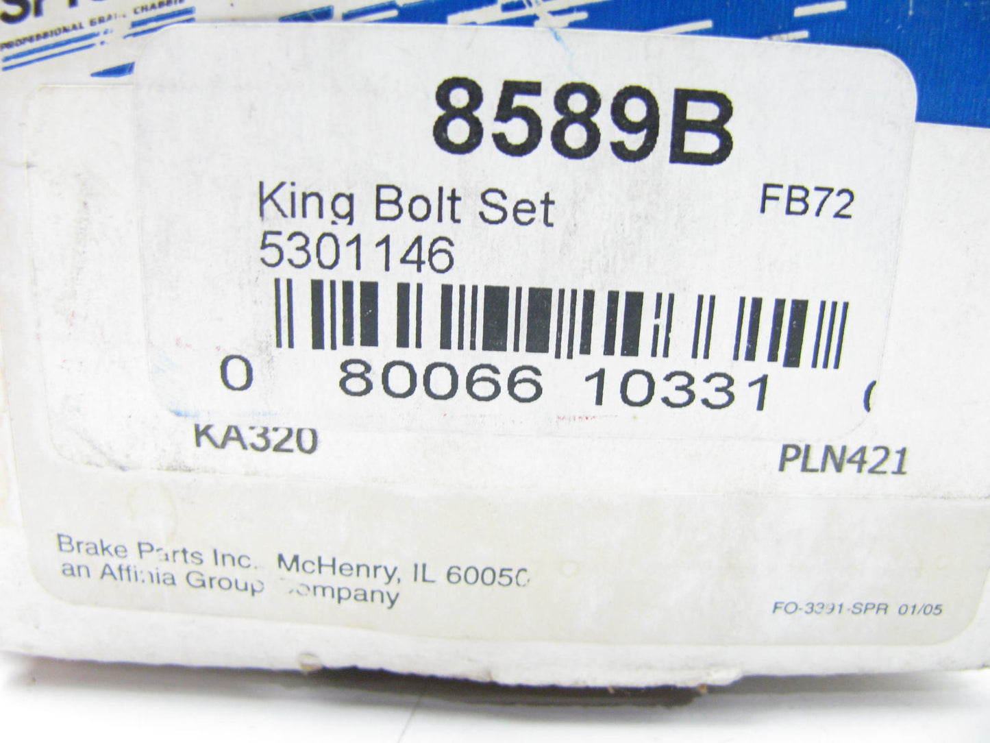 Spicer 530-1146 Steering King Pin Bolt Set
