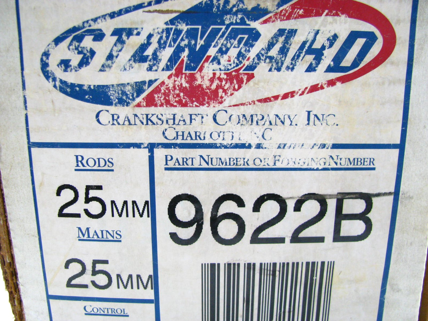 Standard 9622B Reman Engine Crankshaft .25mm/.25mm 1983-1986 Toyota 2SELC