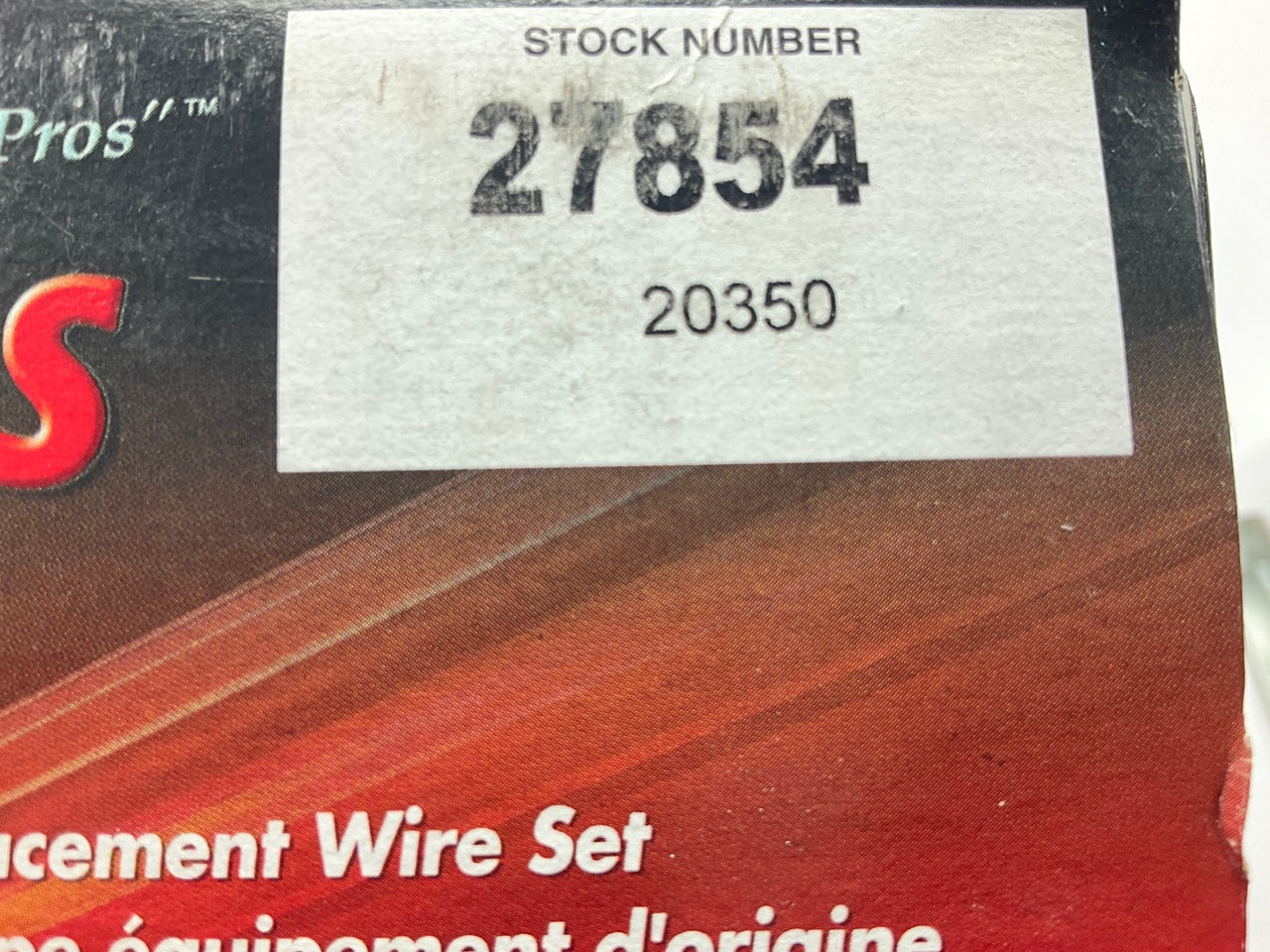 Standard Motor Products 27854 Ignition Spark Plug Wire Set
