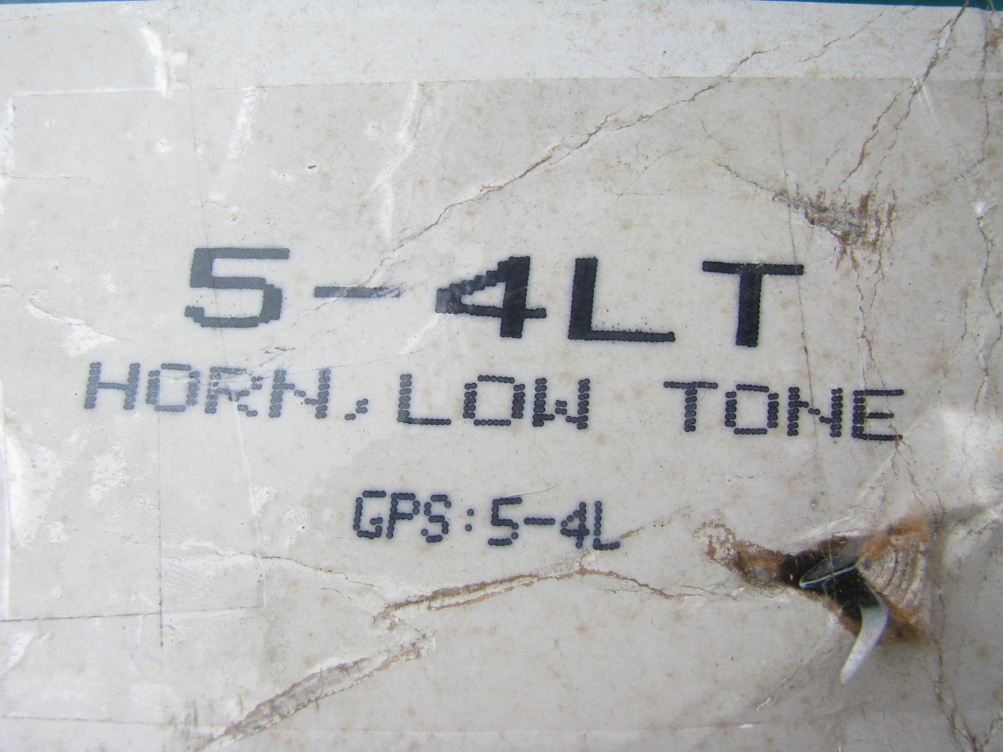 Standard 5-4LT LOW Tone Horn, Made By Fiamm