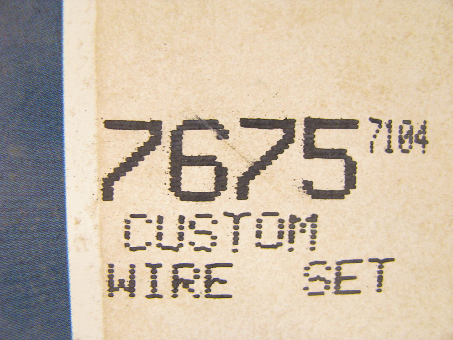 Standard 7675 Ignition Spark Plug Wire Set For 1992-1993 Mazda MX-3 1.8L-V6