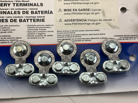 (6) Standard BP81C Battery Terminals, Solderless, Side Mount, For 6-1/0 Cable