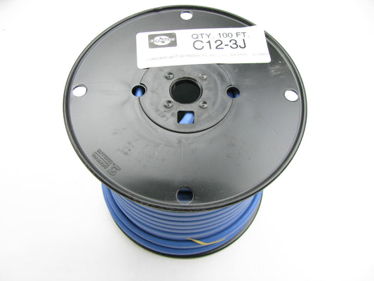 Standard C12-3J Automotive Flat Conductor Cable - 12 Gauge 3 Conductor 100' Long