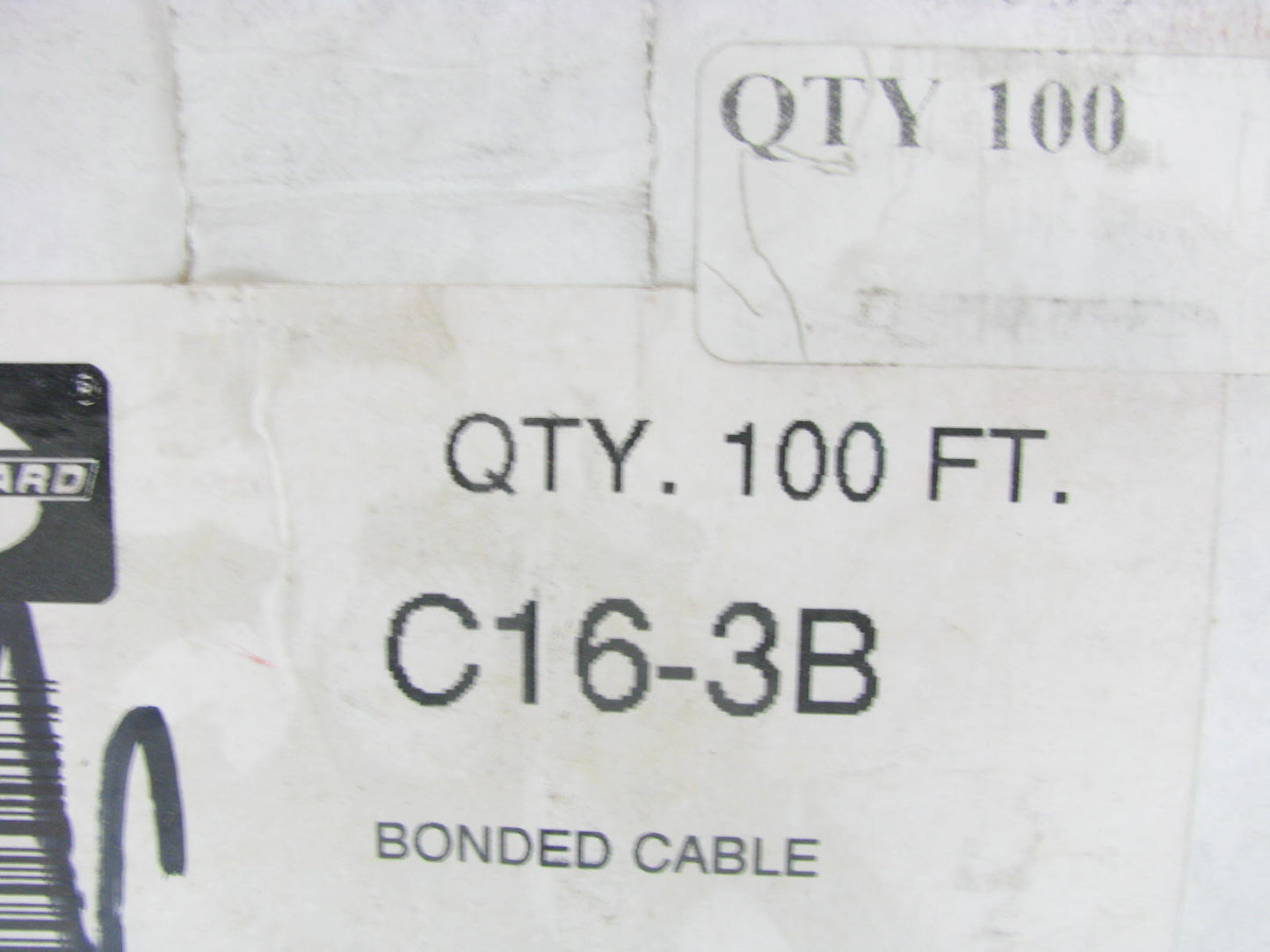 Standard C16-3B Automotive Flat Conductor Cable - 16 Gauge 3 Conductor 100' Long