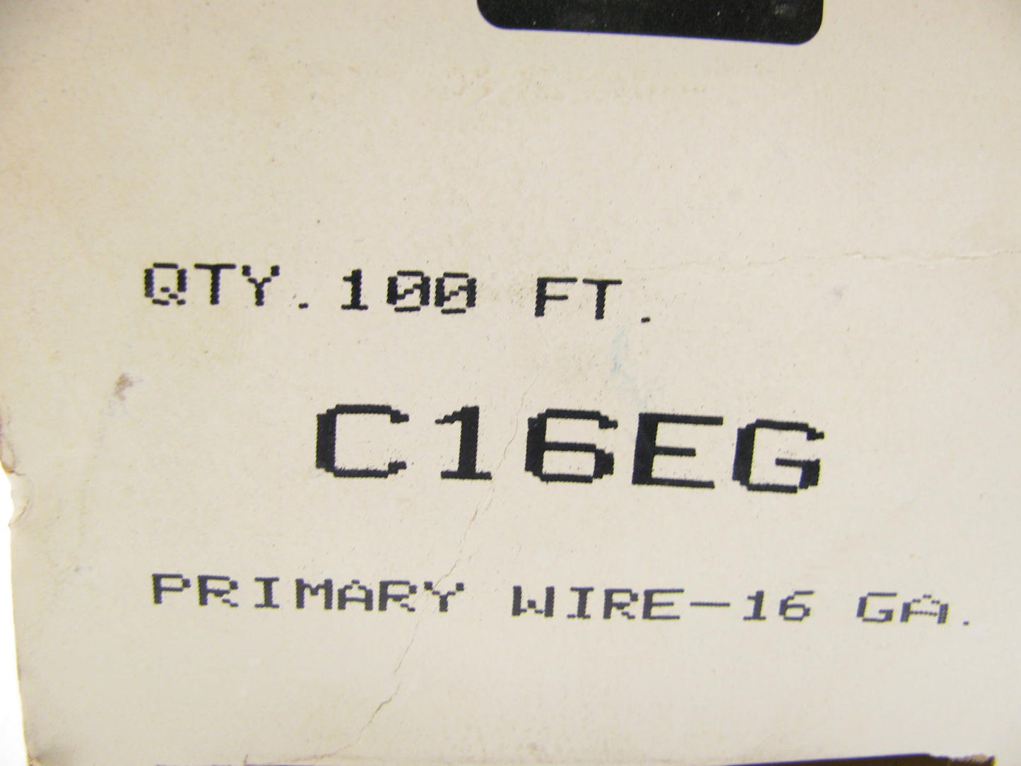 Standard Motor Products C16EG Primary Wire - Green - 16 Gauge AWG 100' Feet