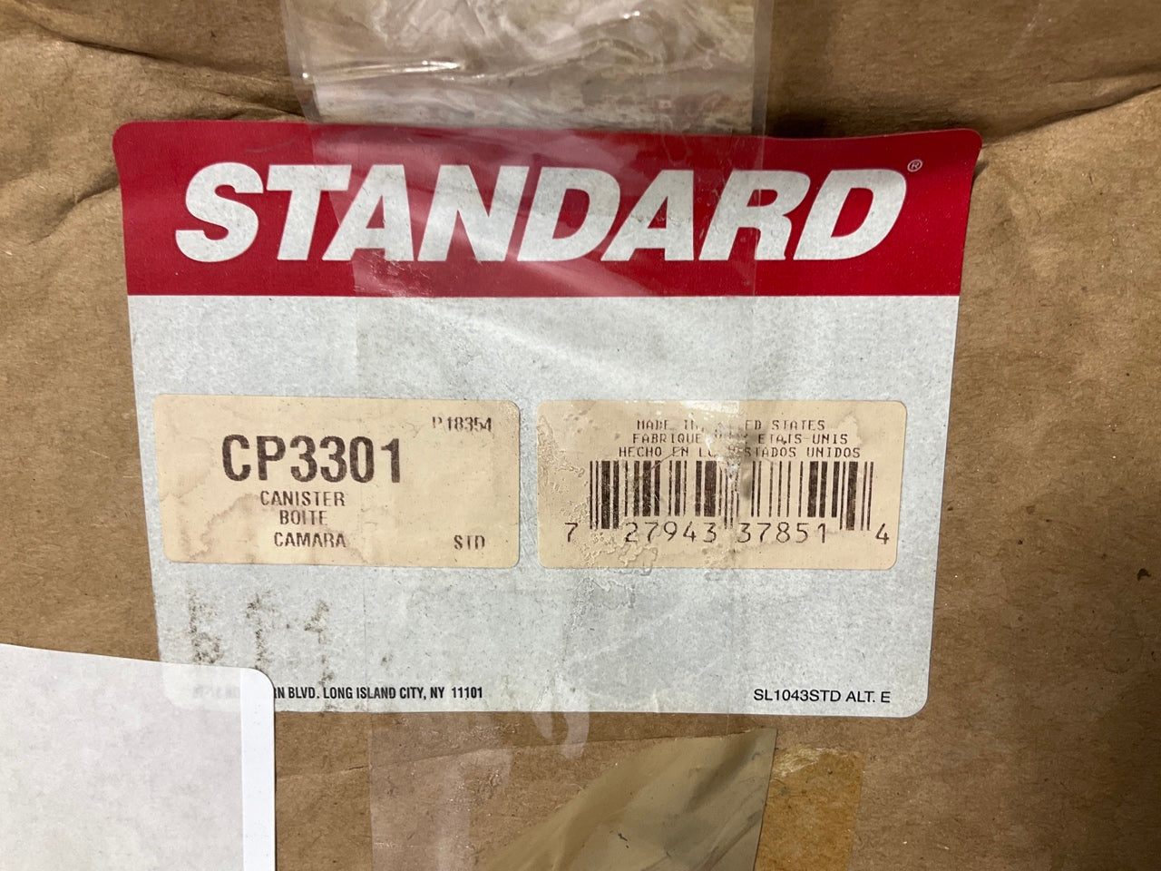 Standard CP3301 Fuel Vapor Canister 2005-2007 Ford F-250 F-350 F-450 SD Gas.
