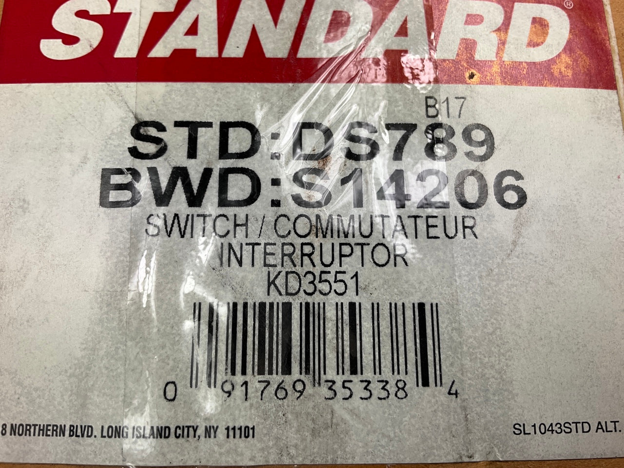 Standard Motor Products DS789 Windshield Wiper Switch For 95-98 Windstar