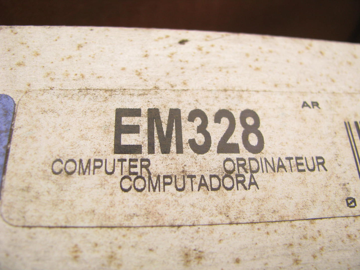 Standard EM328 Reman Engine Control Module For 1986 Chrysler 2.5L-L4