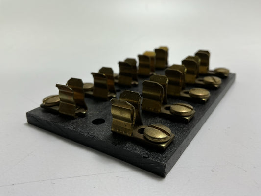 Standard Motor Products ET221 Universal Fuse Holder 5 Gang Brass
