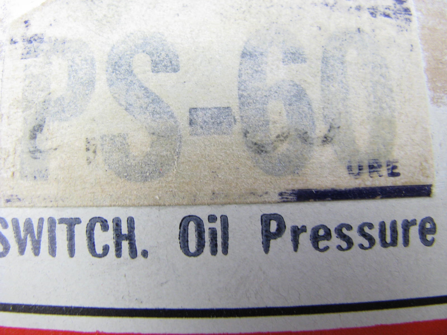 Standard Motor Products PS-60 Engine Oil Pressure Sensor Switch