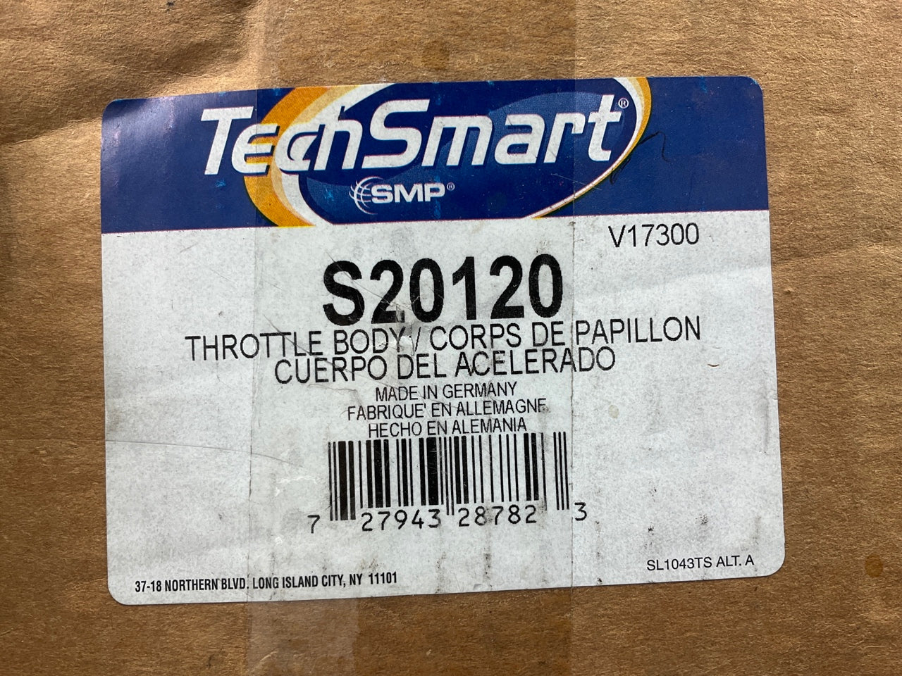 TechSmart (by Standard) S20120 Throttle Body