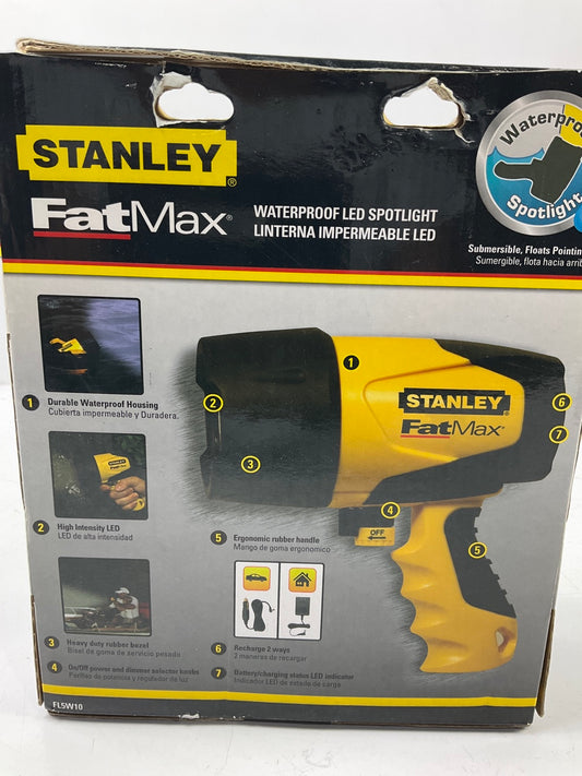 Stanley 520 Lumens Waterproof LED Hand-Held Portable Flashlight Spot Lamp Light