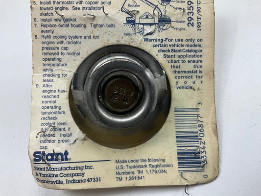 Stant 29359 Engine Coolant Thermostat - 195 Degree