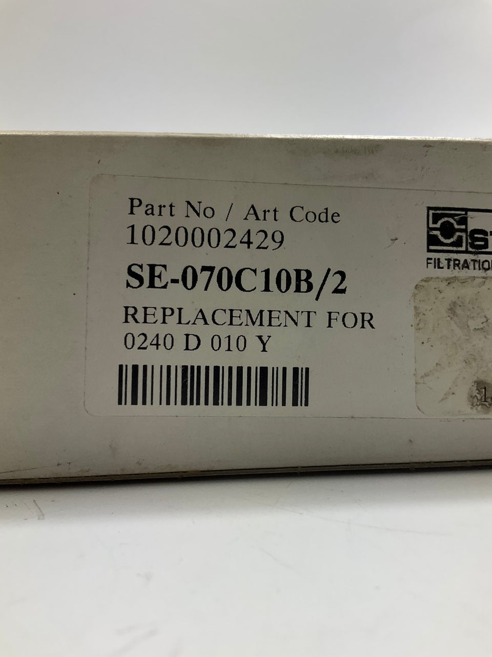 Stauff SE-070-C-10-B/2 Hydraulic Filter, 10 Micron 1020002429