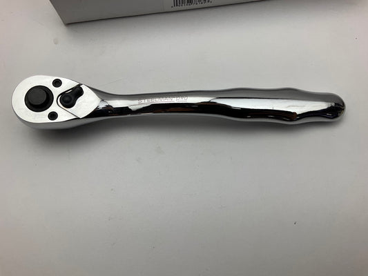 Steelman 78185 72-Tooth 3/8-inch Drive Low Profile Ratchet, Thin Head