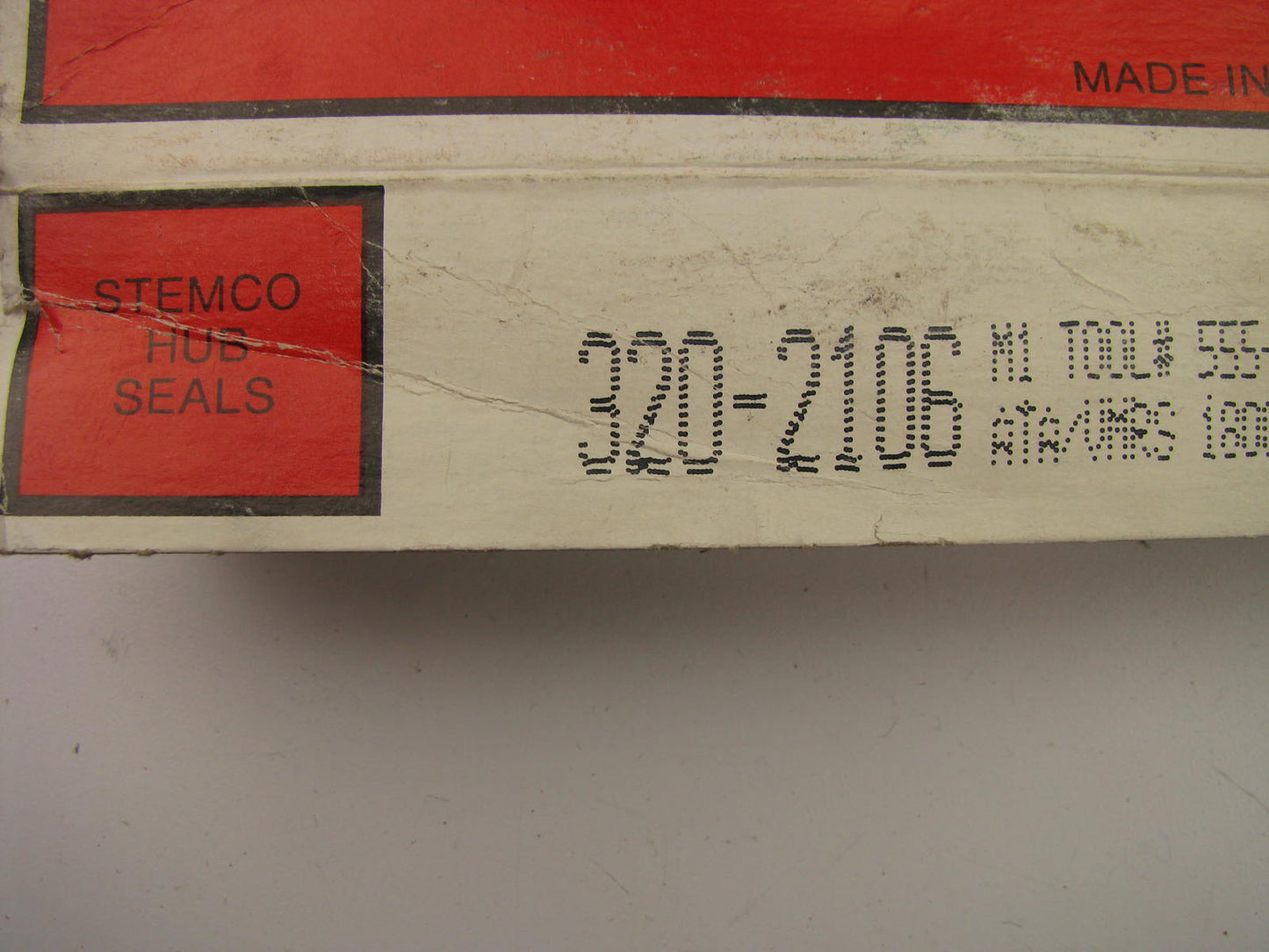 Stemco 320-2106 Wheel Seal - 6.318'' OD X 4.765'' ID X 1.187'' Wide