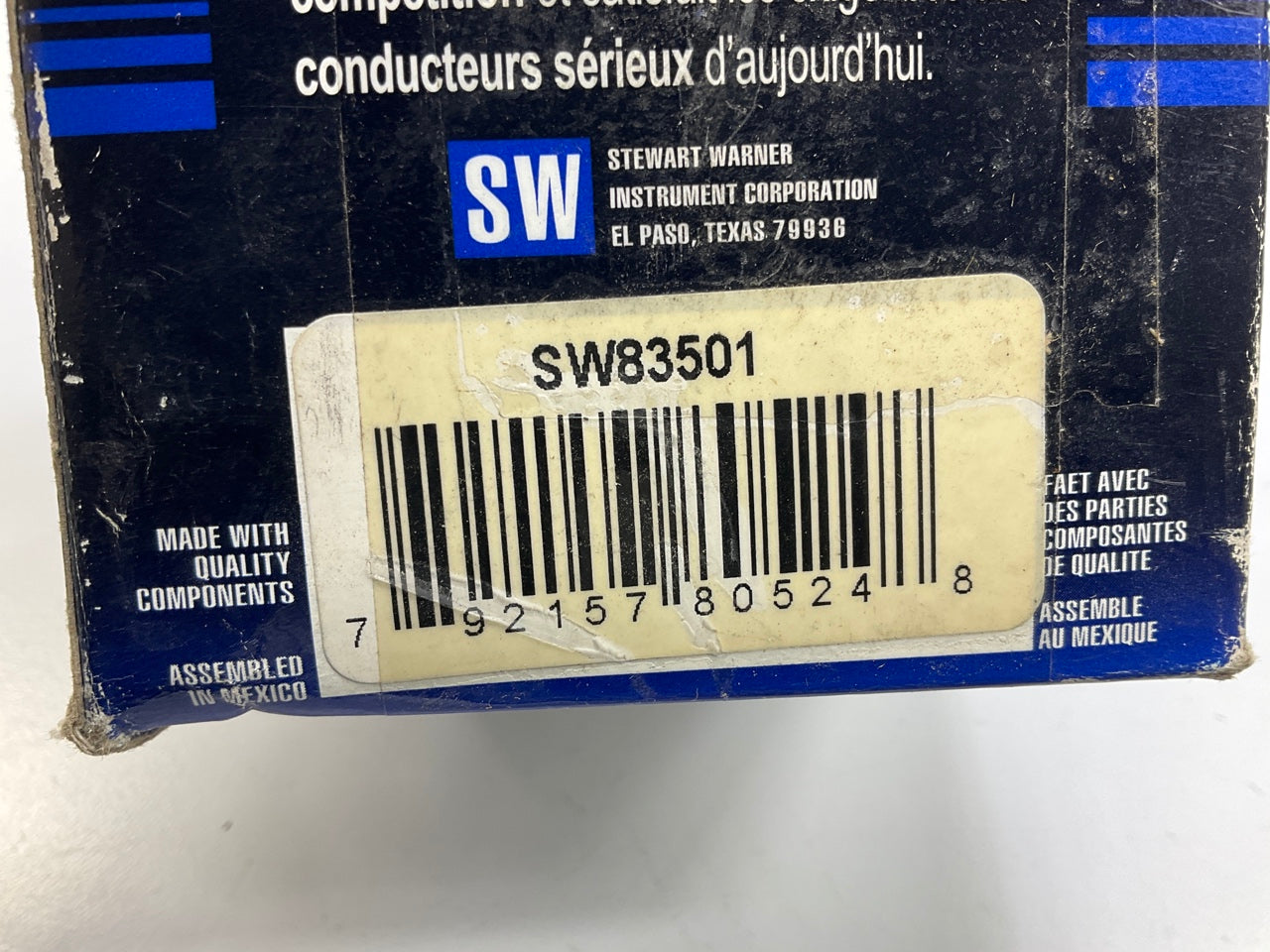 Stewart-warner SW83501 2 Screw Mount 10-50 VDC Hourmeter, 2-1/16'' Diameter