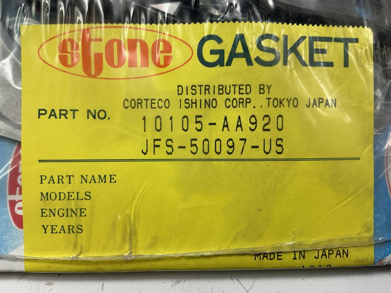 Stone Gasket JFS-50097-US Full Engine Rebuild Gasket Set For 04 Subaru 2.5L N/A