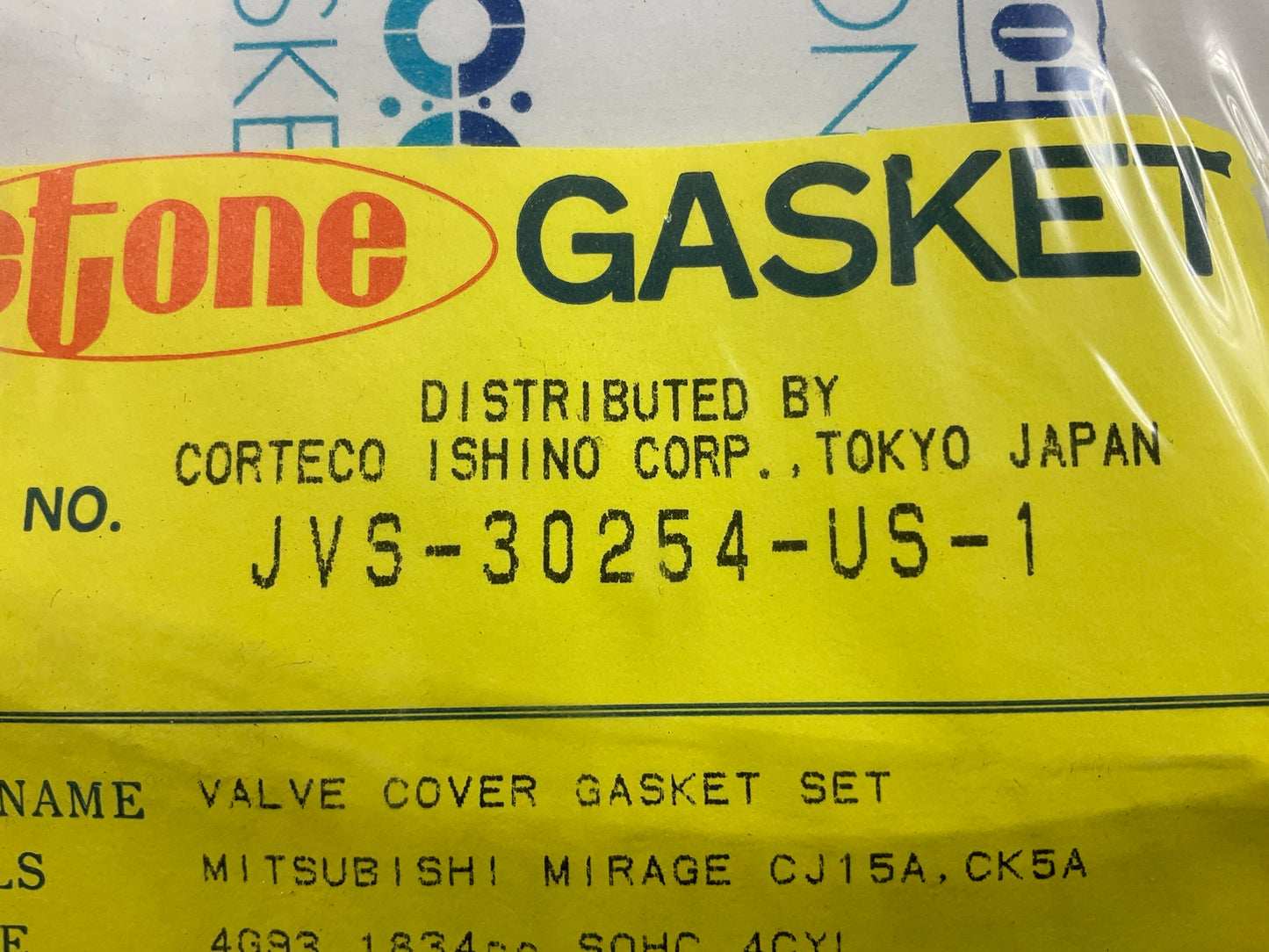 Stone Gasket JVS-30254-US Valve Cover Gasket Set For 1997-2002 Mitsubishi Mirage