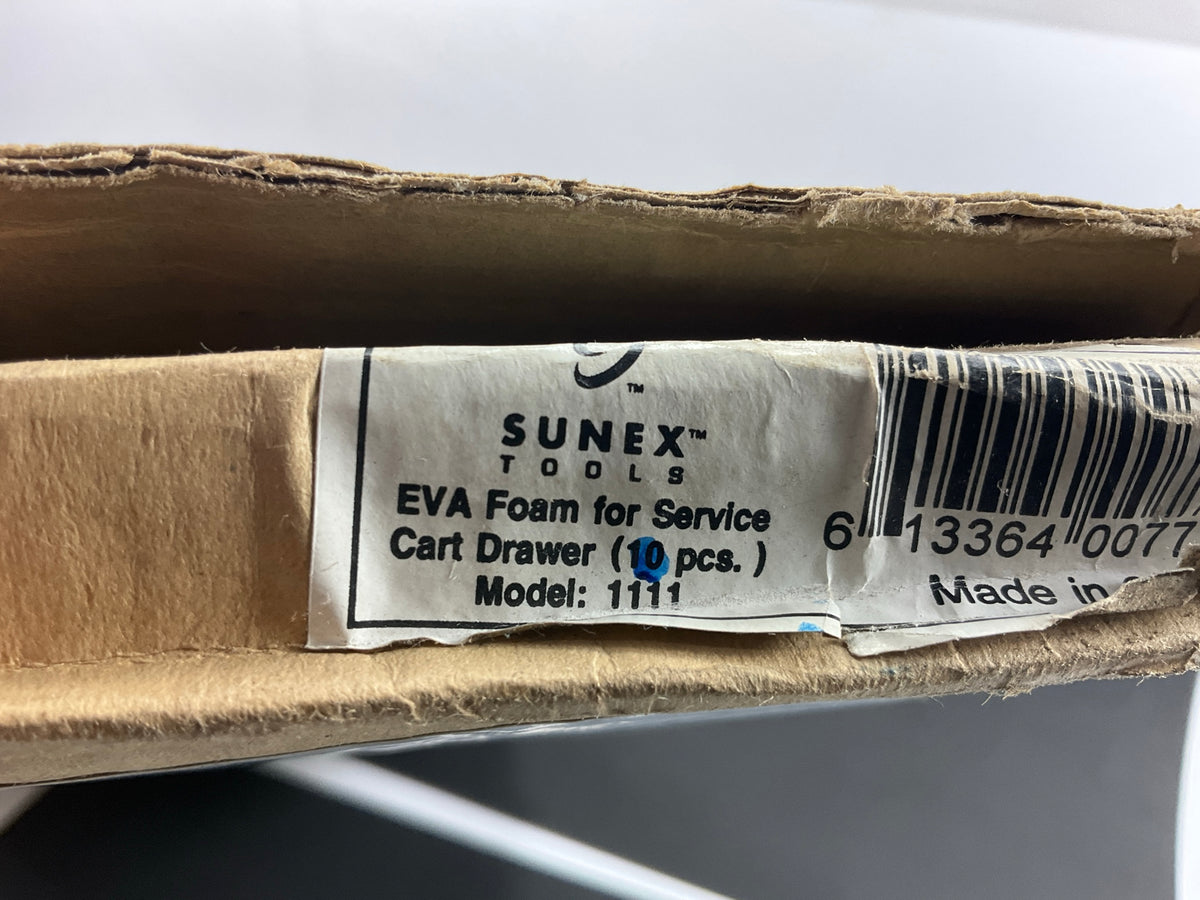9-pack - Sunex 1111 30'' X 16'' EVA Foam Drawer Liners 8054 Service Cart Drawer
