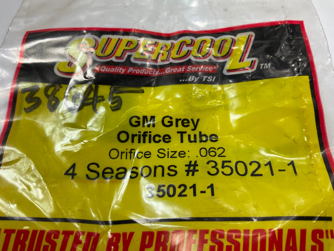 Supercool 35021-1 GM Gray A/C Orifice Tube (Size .062)