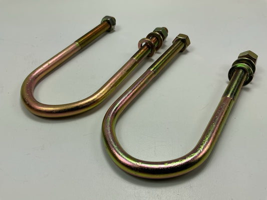 SUPERIOR 13-0112A Round U-Bolt Kit Leaf Spring U Bolts 2-1/2 X 6-1/2 2 U Bolts
