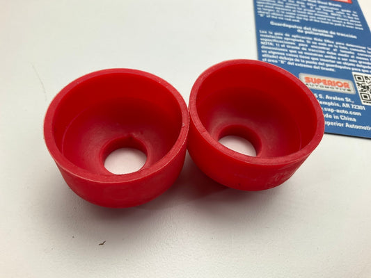 Superior 20-0500R Steering Tie Rod End Rubber Boots, Pair, Red (1-3/8'')