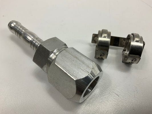 SUR-R AC1612 #6 Hose To 1/2'' Compression Union A/C Compressor Line Fitting