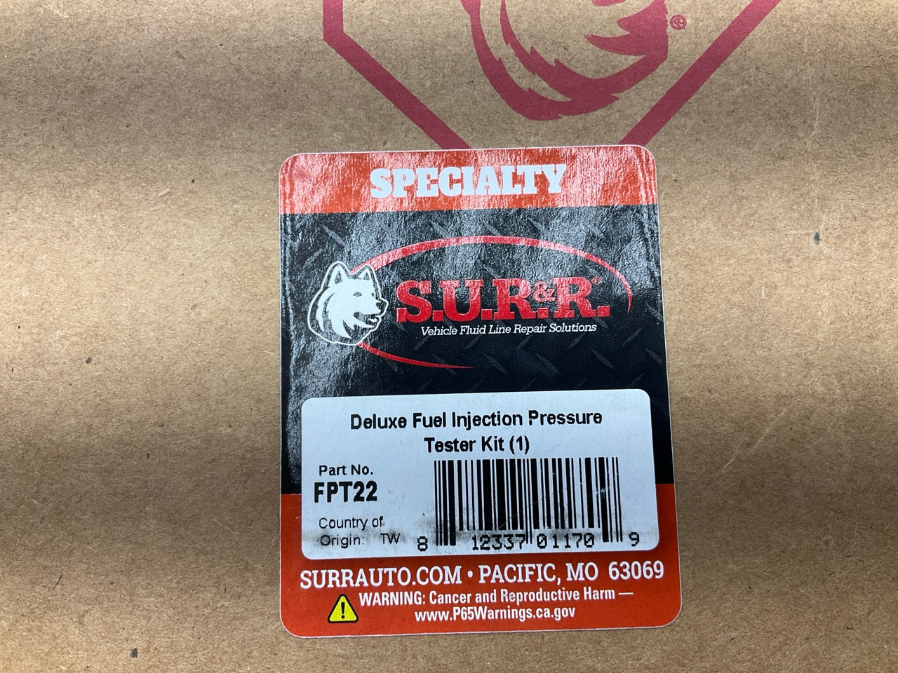 S.U.R&R FPT22 Deluxe Fuel Injection Pressure Tester Tool Kit Set