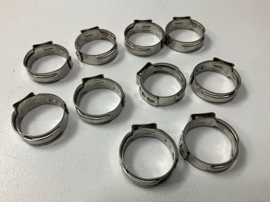 (10) SUR-R K6810 3/4'' Seal Clamp, 360 Degree