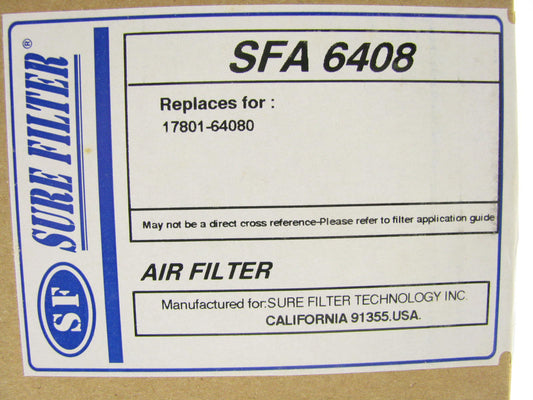 Sure Filter SFA6408 Air Filter Replaces: 17801-64080 AY120-TY030 V9112-2017