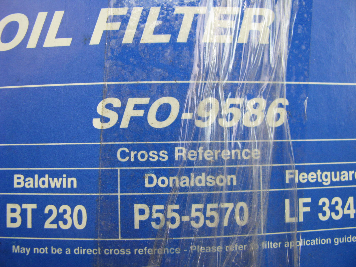 Sure Filter SFO-9586 Engine Oil Filter Replaces: BT230 P55-5570 LF3342 PH3519A