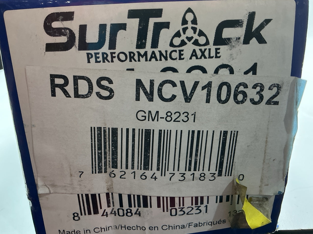 Surtrack NCV10632 Front Right CV Axle For 2007 Pontiac G6 Manual Trans