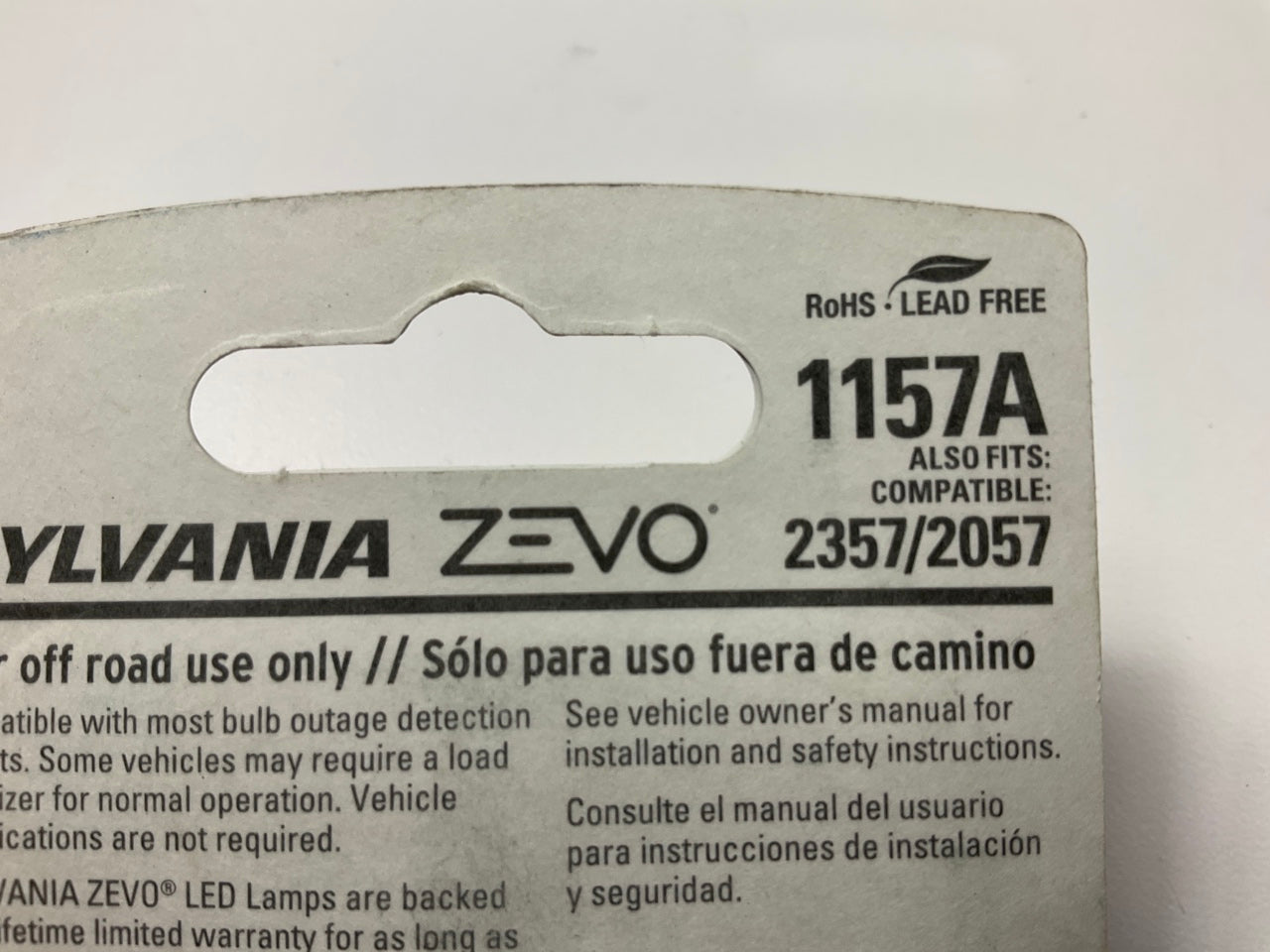 Sylvania 1157A LED Turn Signal Lamp Light Bulbs #1157A - Pack Of 2